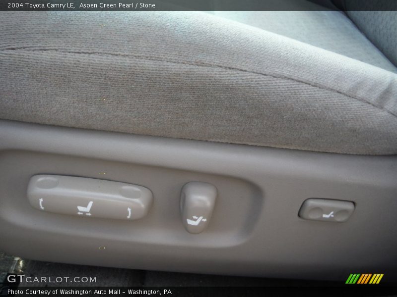 Aspen Green Pearl / Stone 2004 Toyota Camry LE