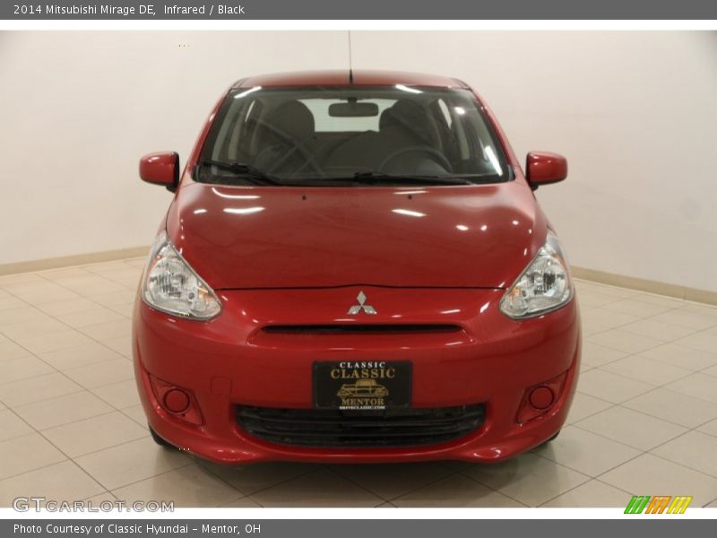 Infrared / Black 2014 Mitsubishi Mirage DE