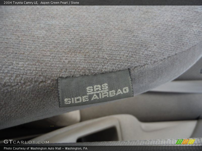 Aspen Green Pearl / Stone 2004 Toyota Camry LE