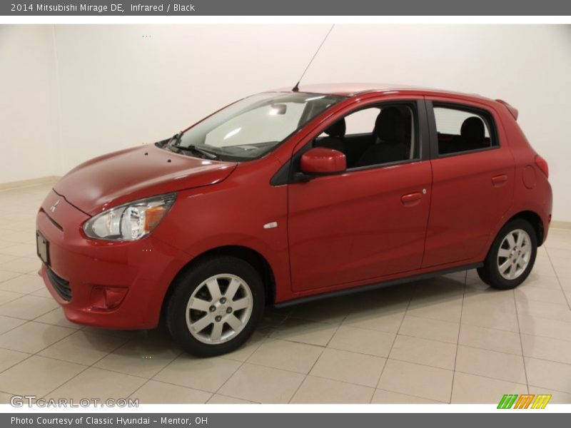 Infrared / Black 2014 Mitsubishi Mirage DE