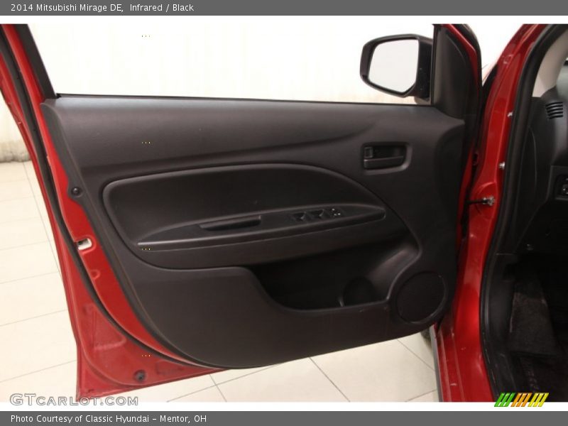 Infrared / Black 2014 Mitsubishi Mirage DE