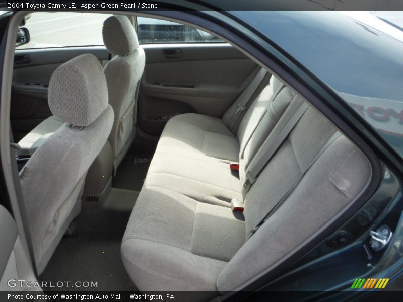 Aspen Green Pearl / Stone 2004 Toyota Camry LE