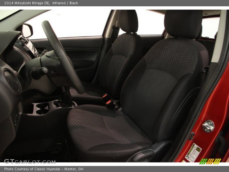 Infrared / Black 2014 Mitsubishi Mirage DE