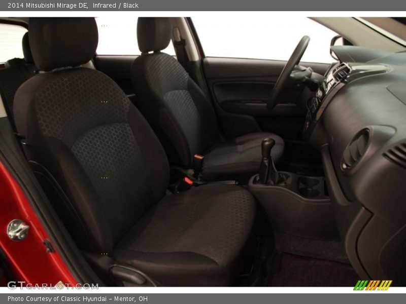 Infrared / Black 2014 Mitsubishi Mirage DE