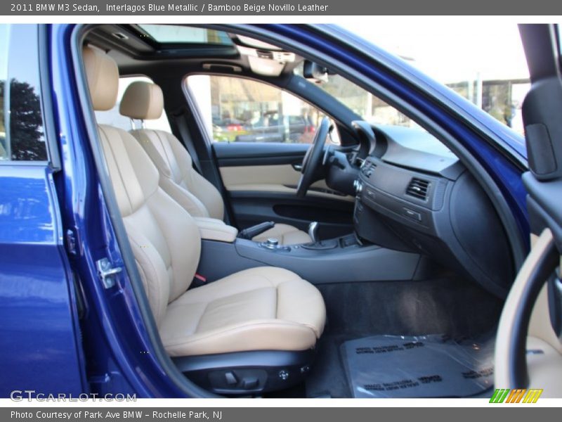 Interlagos Blue Metallic / Bamboo Beige Novillo Leather 2011 BMW M3 Sedan