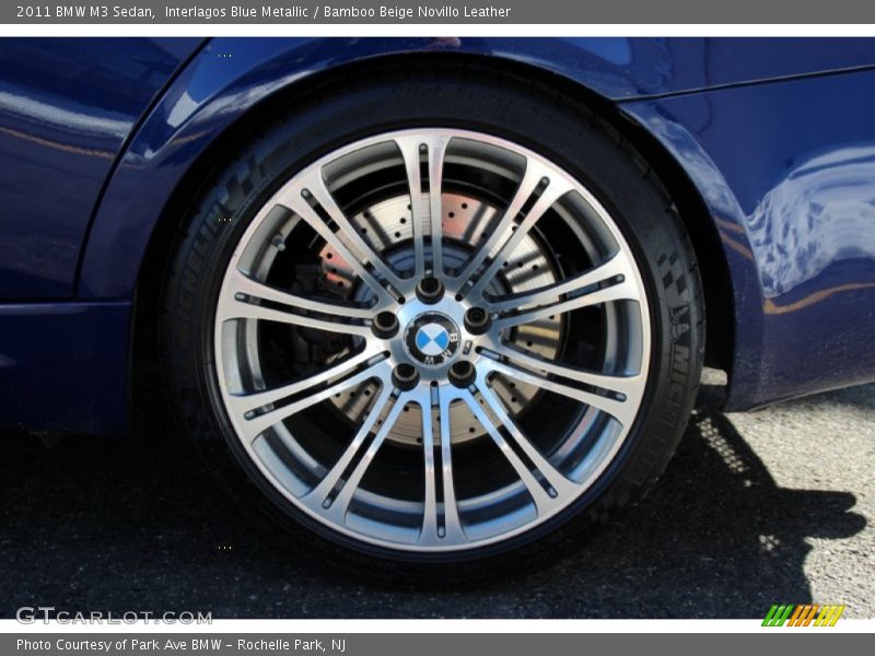 Interlagos Blue Metallic / Bamboo Beige Novillo Leather 2011 BMW M3 Sedan
