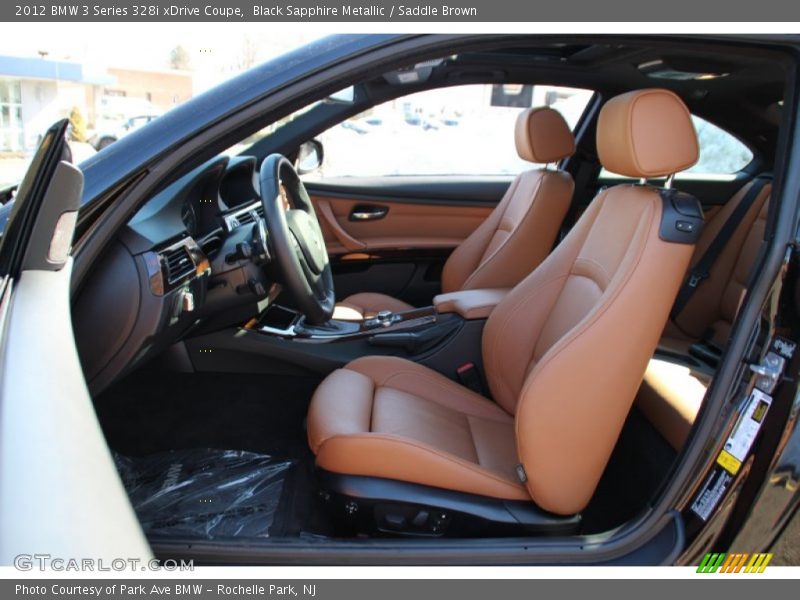  2012 3 Series 328i xDrive Coupe Saddle Brown Interior