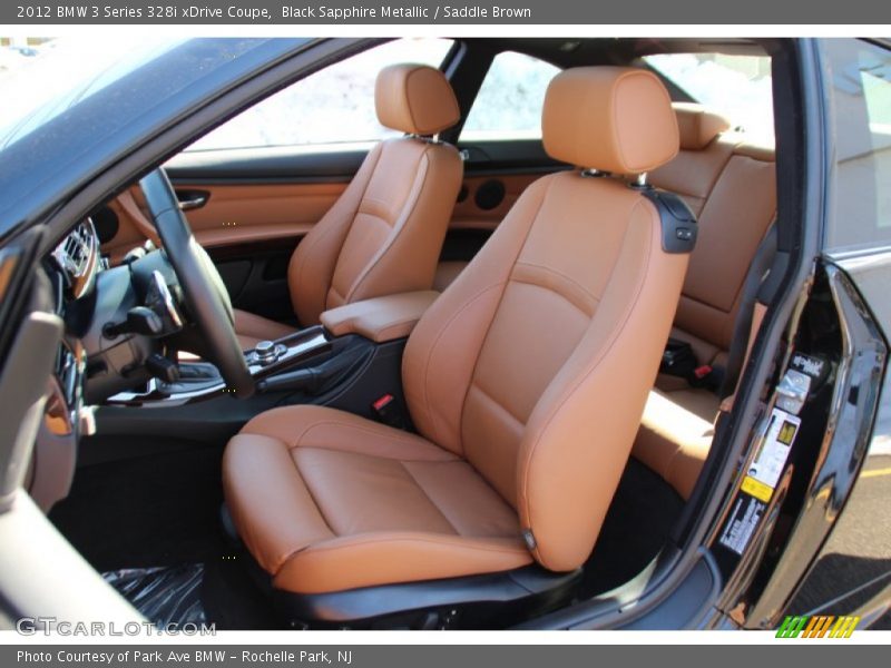 Front Seat of 2012 3 Series 328i xDrive Coupe