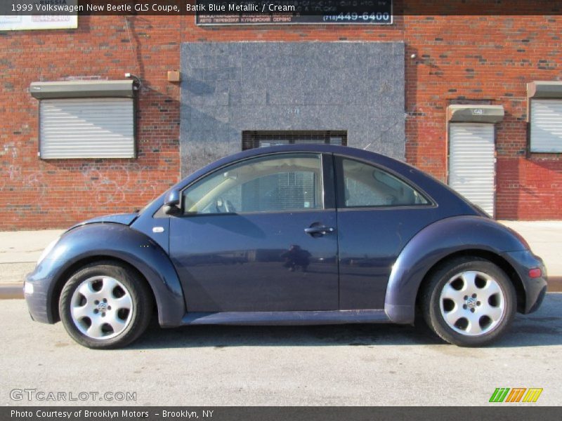Batik Blue Metallic / Cream 1999 Volkswagen New Beetle GLS Coupe