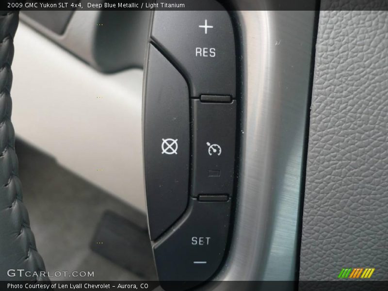 Deep Blue Metallic / Light Titanium 2009 GMC Yukon SLT 4x4