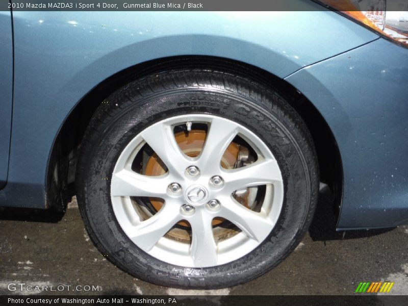 Gunmetal Blue Mica / Black 2010 Mazda MAZDA3 i Sport 4 Door