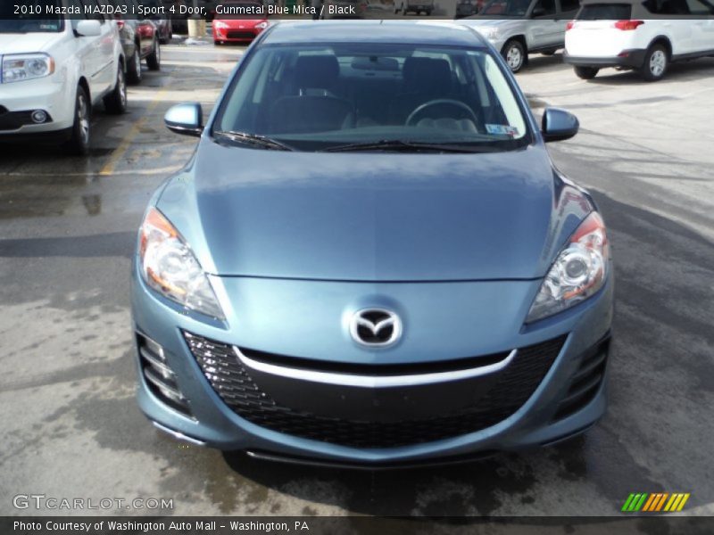Gunmetal Blue Mica / Black 2010 Mazda MAZDA3 i Sport 4 Door