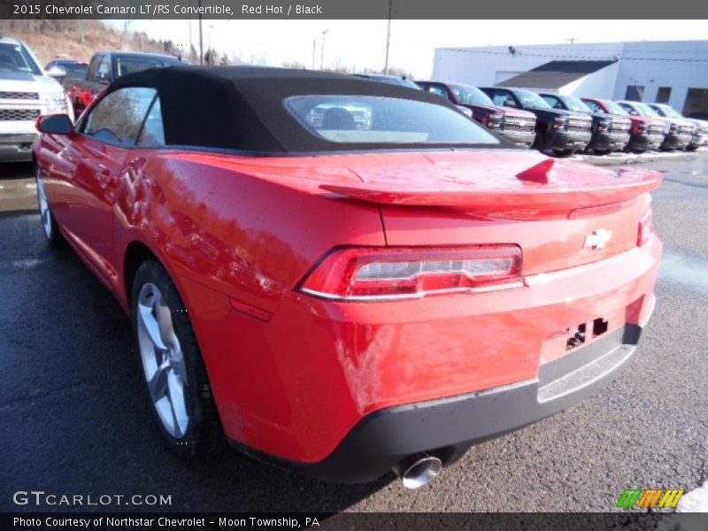 Red Hot / Black 2015 Chevrolet Camaro LT/RS Convertible