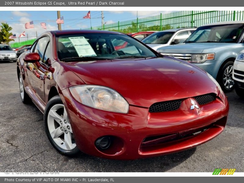 Ultra Red Pearl / Dark Charcoal 2007 Mitsubishi Eclipse GS Coupe