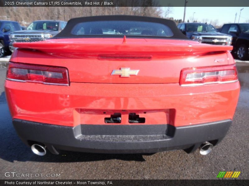 Red Hot / Black 2015 Chevrolet Camaro LT/RS Convertible