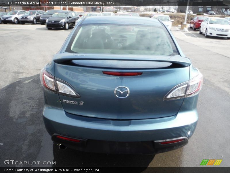 Gunmetal Blue Mica / Black 2010 Mazda MAZDA3 i Sport 4 Door