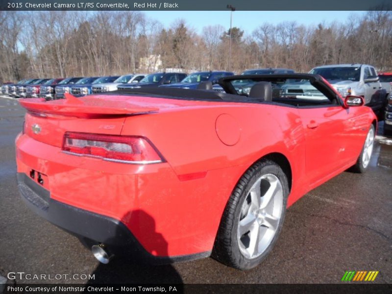 Red Hot / Black 2015 Chevrolet Camaro LT/RS Convertible