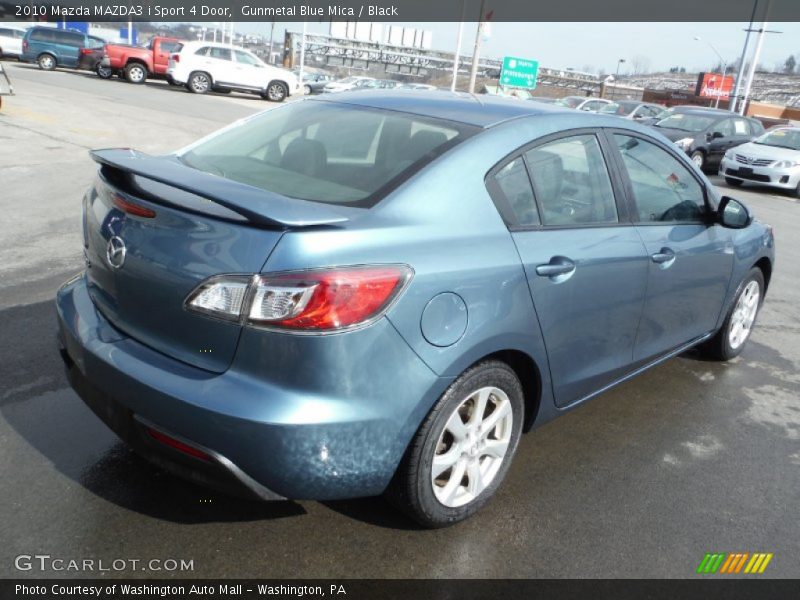Gunmetal Blue Mica / Black 2010 Mazda MAZDA3 i Sport 4 Door