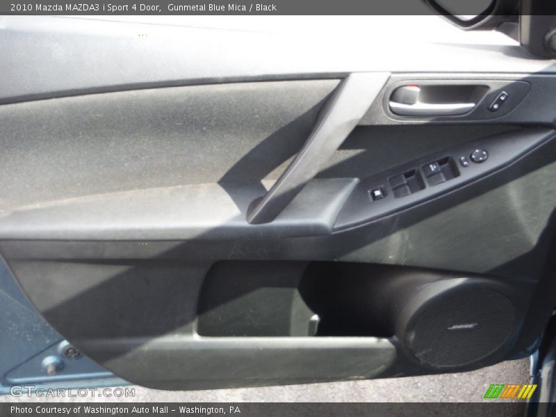 Gunmetal Blue Mica / Black 2010 Mazda MAZDA3 i Sport 4 Door