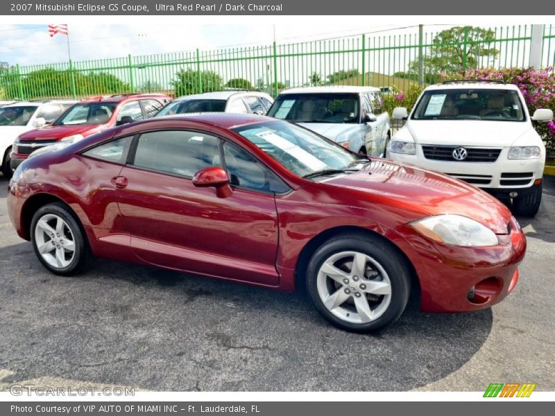 Ultra Red Pearl / Dark Charcoal 2007 Mitsubishi Eclipse GS Coupe