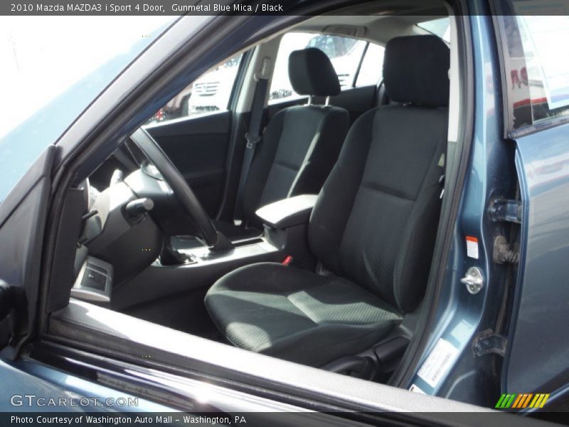 Gunmetal Blue Mica / Black 2010 Mazda MAZDA3 i Sport 4 Door
