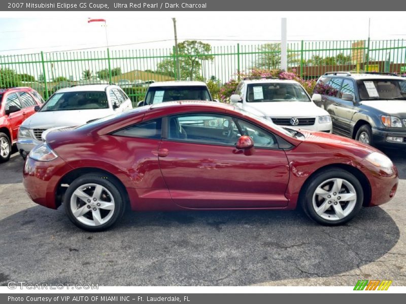 Ultra Red Pearl / Dark Charcoal 2007 Mitsubishi Eclipse GS Coupe