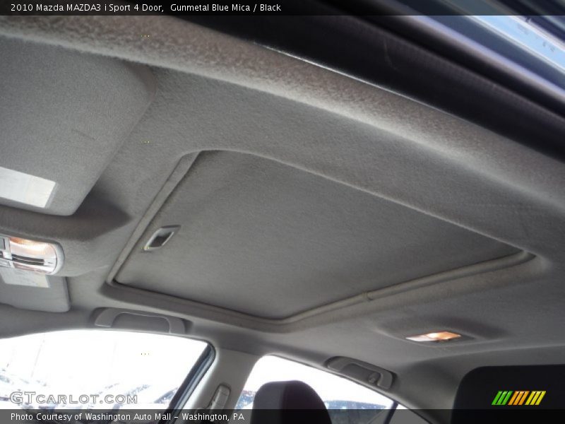 Gunmetal Blue Mica / Black 2010 Mazda MAZDA3 i Sport 4 Door