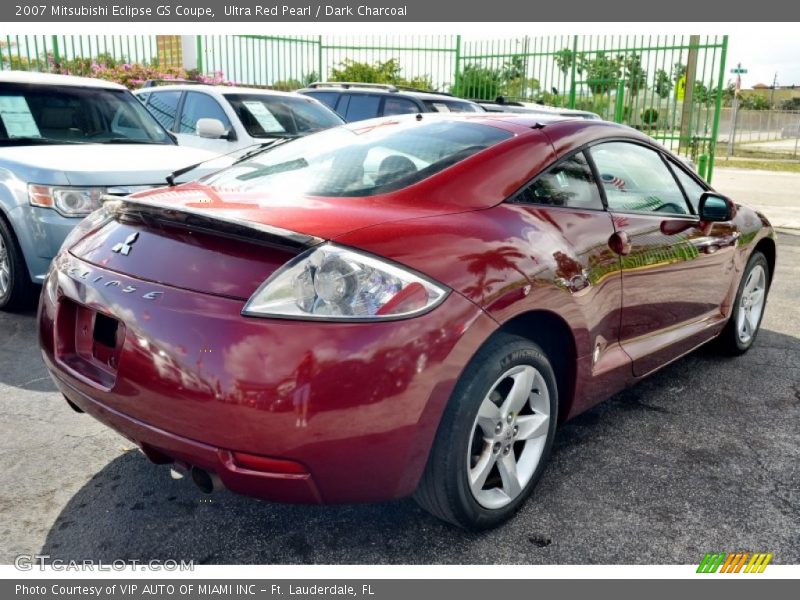 Ultra Red Pearl / Dark Charcoal 2007 Mitsubishi Eclipse GS Coupe