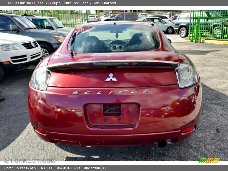 Ultra Red Pearl / Dark Charcoal 2007 Mitsubishi Eclipse GS Coupe