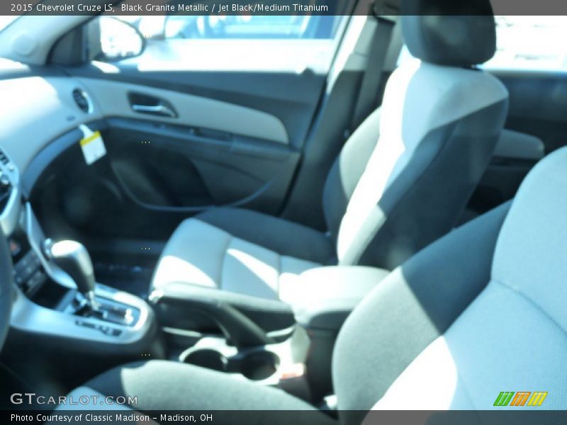 Black Granite Metallic / Jet Black/Medium Titanium 2015 Chevrolet Cruze LS