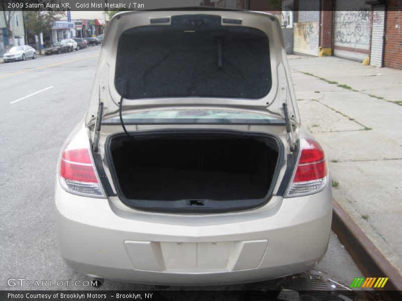 Gold Mist Metallic / Tan 2009 Saturn Aura XR