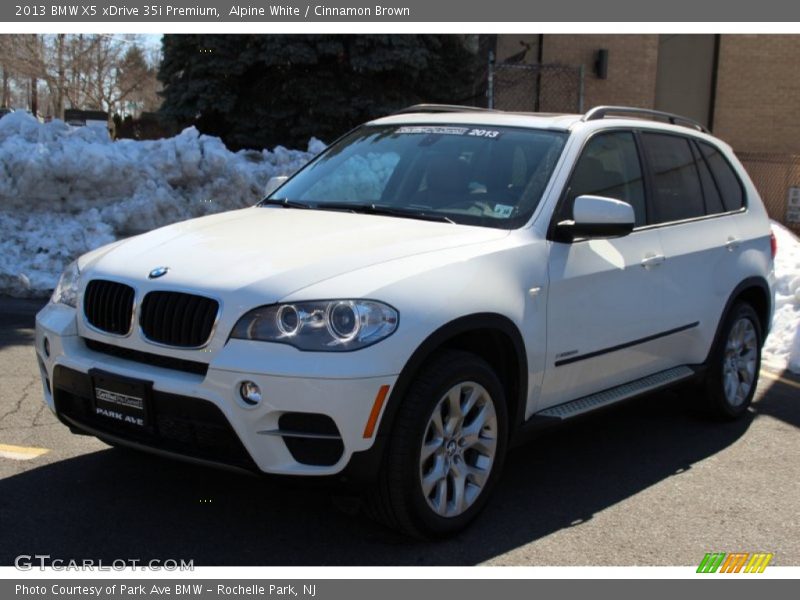 Alpine White / Cinnamon Brown 2013 BMW X5 xDrive 35i Premium