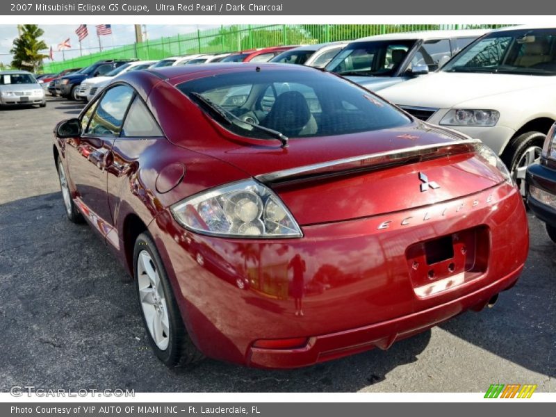Ultra Red Pearl / Dark Charcoal 2007 Mitsubishi Eclipse GS Coupe
