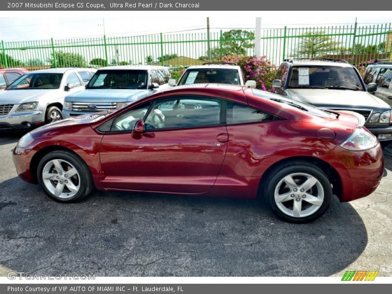 Ultra Red Pearl / Dark Charcoal 2007 Mitsubishi Eclipse GS Coupe