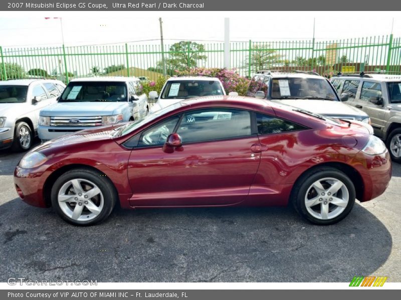 Ultra Red Pearl / Dark Charcoal 2007 Mitsubishi Eclipse GS Coupe