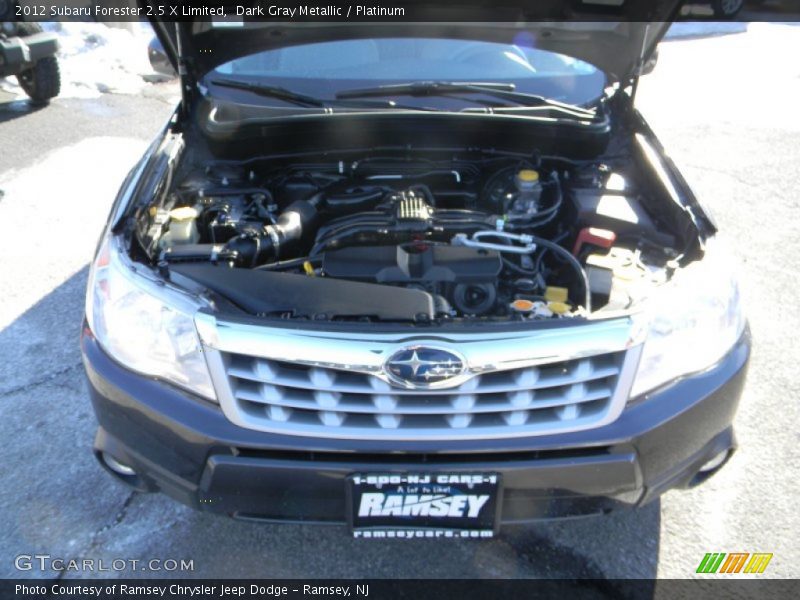 Dark Gray Metallic / Platinum 2012 Subaru Forester 2.5 X Limited