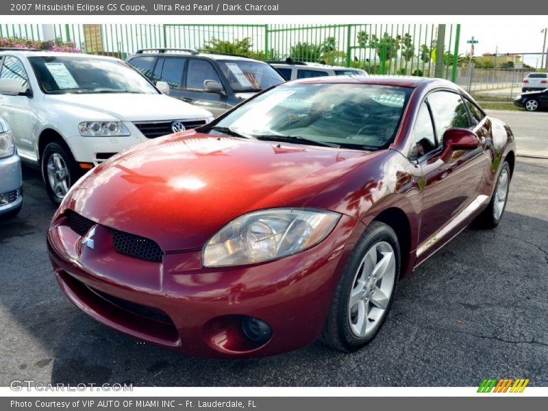 Ultra Red Pearl / Dark Charcoal 2007 Mitsubishi Eclipse GS Coupe