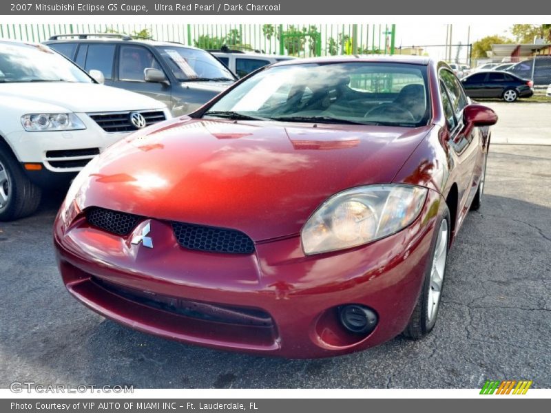 Ultra Red Pearl / Dark Charcoal 2007 Mitsubishi Eclipse GS Coupe