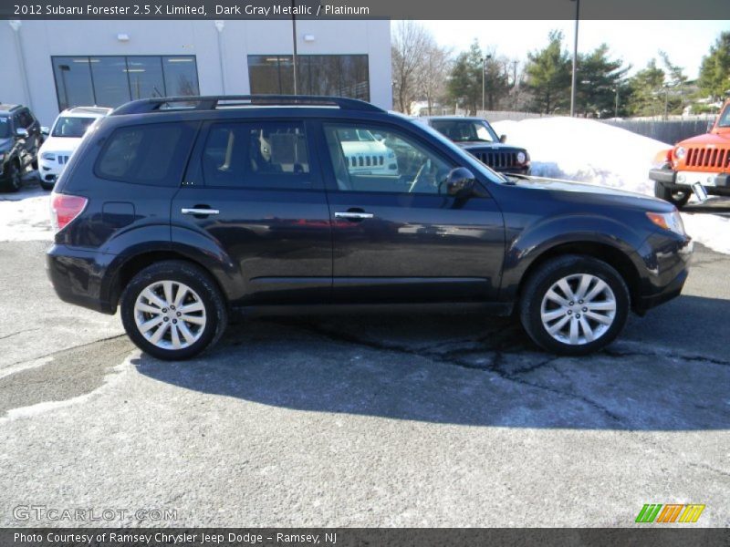 Dark Gray Metallic / Platinum 2012 Subaru Forester 2.5 X Limited