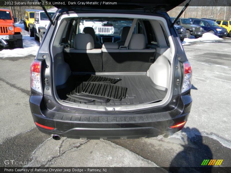Dark Gray Metallic / Platinum 2012 Subaru Forester 2.5 X Limited