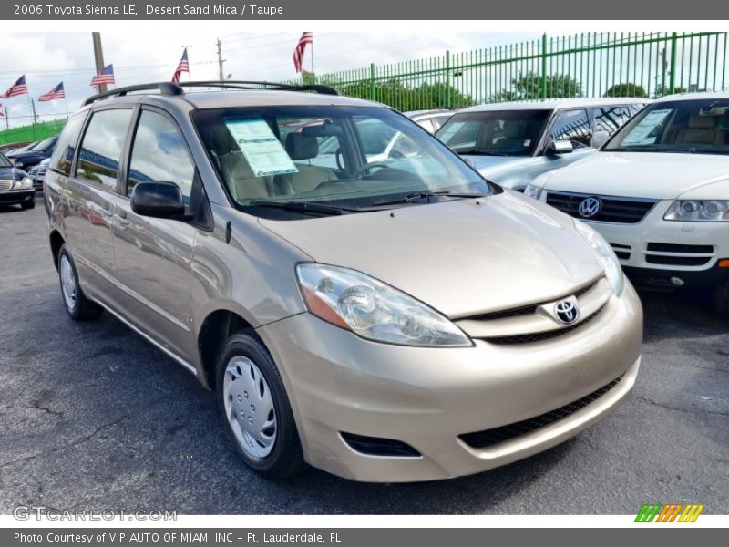 Desert Sand Mica / Taupe 2006 Toyota Sienna LE