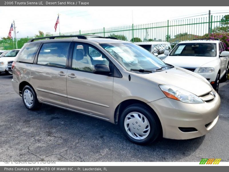 Desert Sand Mica / Taupe 2006 Toyota Sienna LE