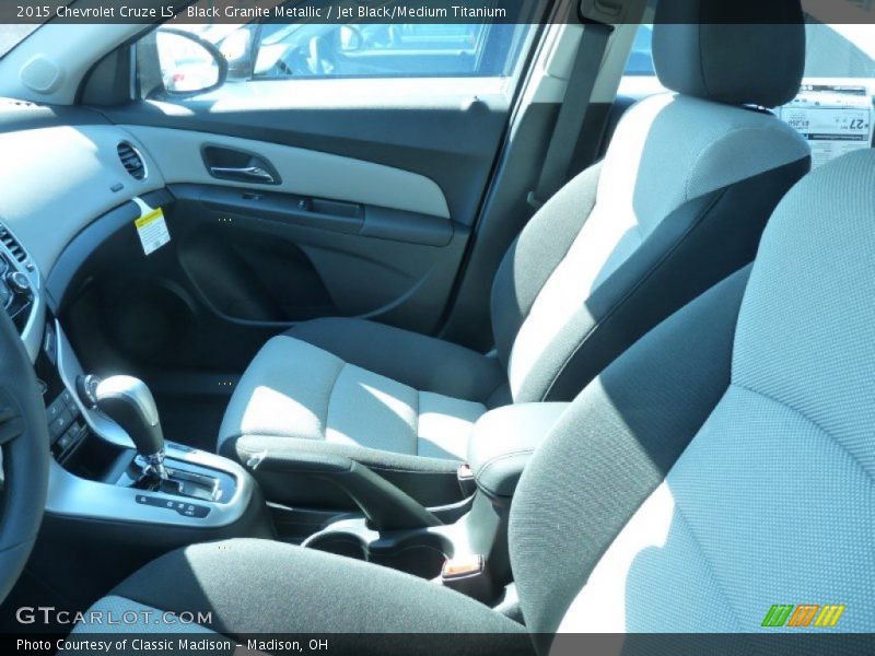 Black Granite Metallic / Jet Black/Medium Titanium 2015 Chevrolet Cruze LS