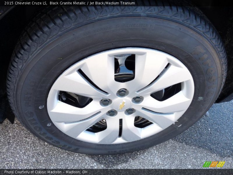 Black Granite Metallic / Jet Black/Medium Titanium 2015 Chevrolet Cruze LS