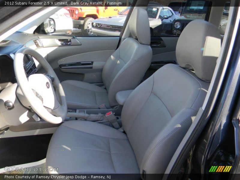 Dark Gray Metallic / Platinum 2012 Subaru Forester 2.5 X Limited