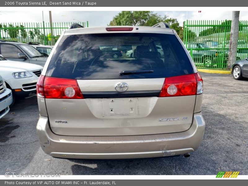 Desert Sand Mica / Taupe 2006 Toyota Sienna LE