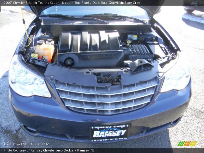 Modern Blue Pearl / Dark Slate Gray/Light Slate Gray 2007 Chrysler Sebring Touring Sedan
