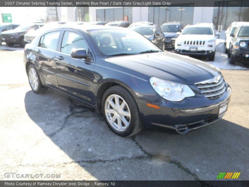 Modern Blue Pearl / Dark Slate Gray/Light Slate Gray 2007 Chrysler Sebring Touring Sedan