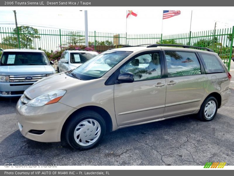 Desert Sand Mica / Taupe 2006 Toyota Sienna LE