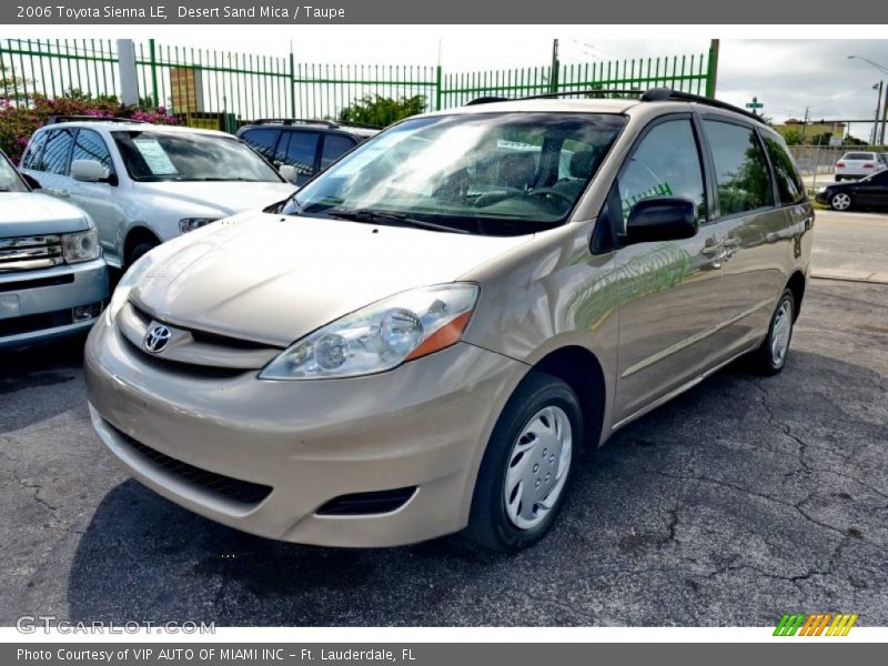 Desert Sand Mica / Taupe 2006 Toyota Sienna LE
